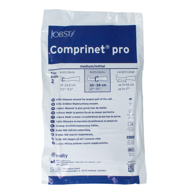 Comprinet pro skin knee size M 2 Pieces