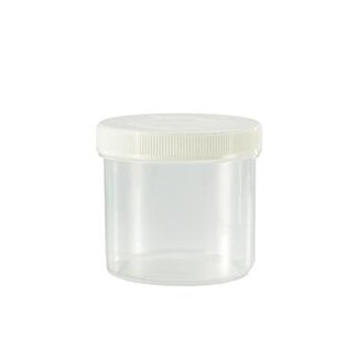 Spruyt Hillen Tablettenflasche 120 ml transparent mit Deckel 35 Stück