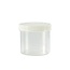 Flacon à comprimés 120 ml transparent avec bouchon, 35 pièces