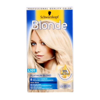 Schwarzkopf Tinta per Capelli Schwarzkopf Blonde Biondo Platino L101 1 Kit