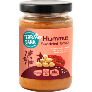 TerraSana Hummus para untar de tomate seco bio 190 gramos