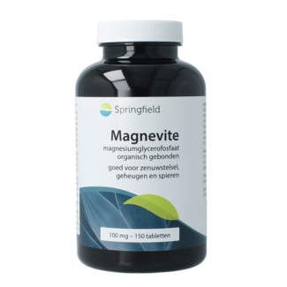 Springfield Magnevite glycérophosphate de magnésium 100 mg 150 comprimés