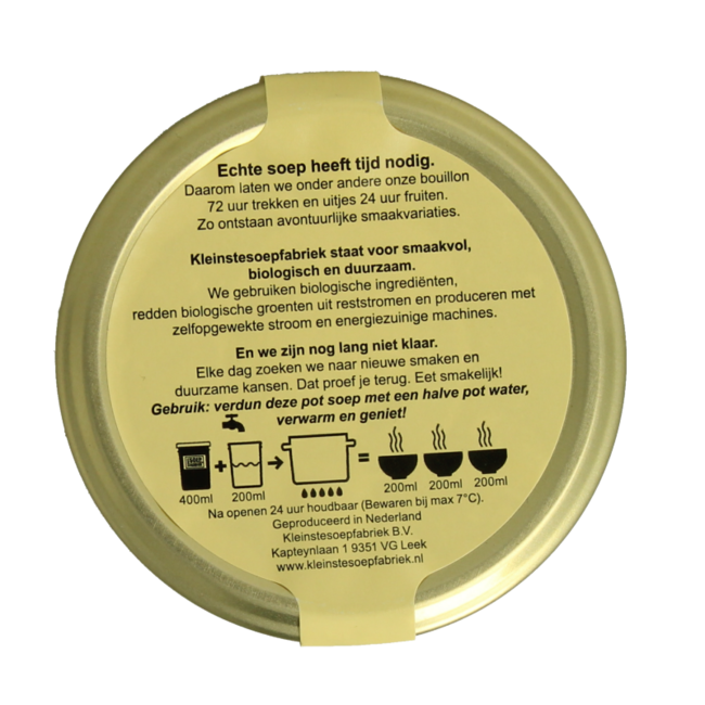 Harira marocaine, soupe repas bio nourrissante 400 millilitres