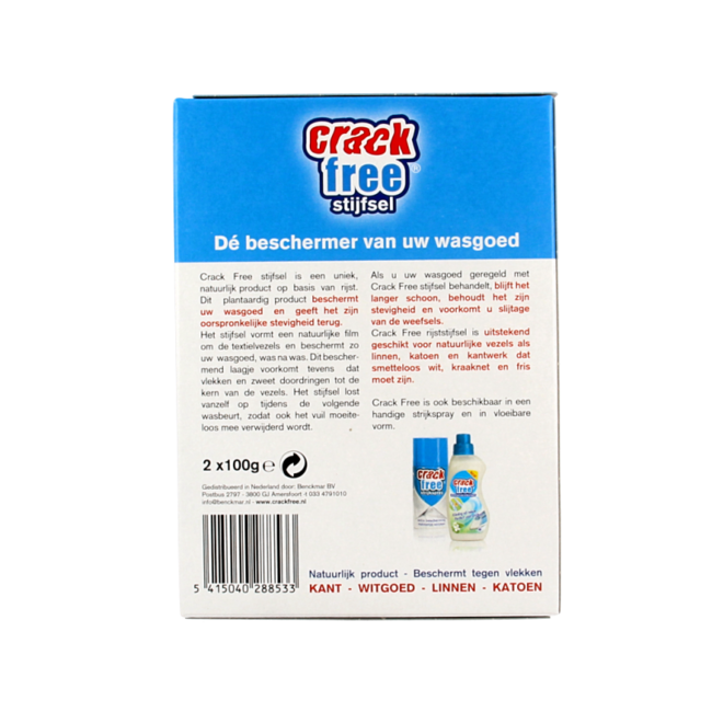Crackfree Starch Powder 2 x 100 grams 2 Pieces