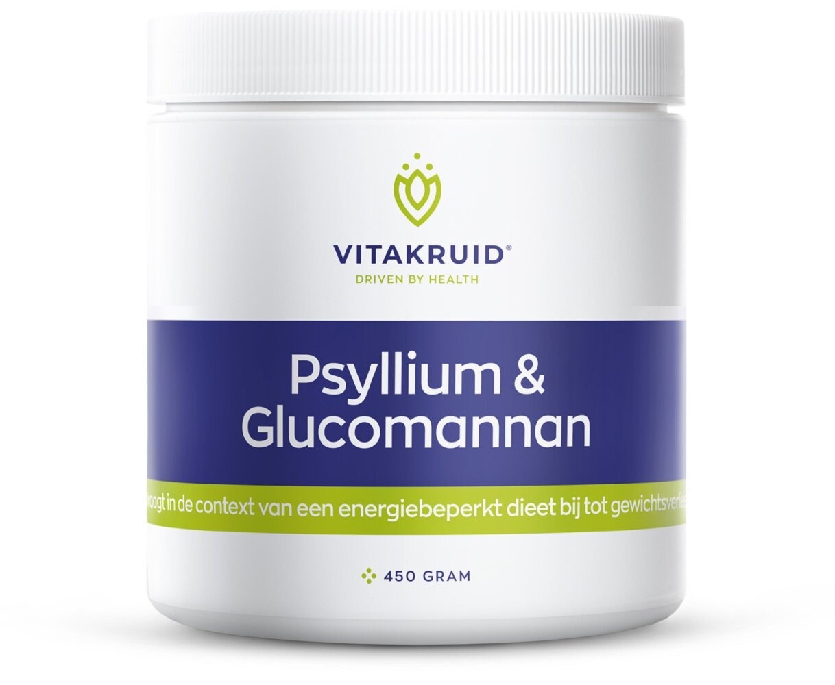 Vitakruid Psillio 5000 mg e Glucomannano Fibre - Digestione