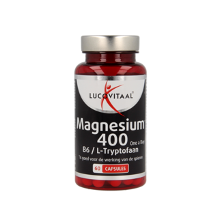 Lucovitaal Lucovitaal Magnesium 400 z B6 i L-Tryptofanem 60 kapsułek