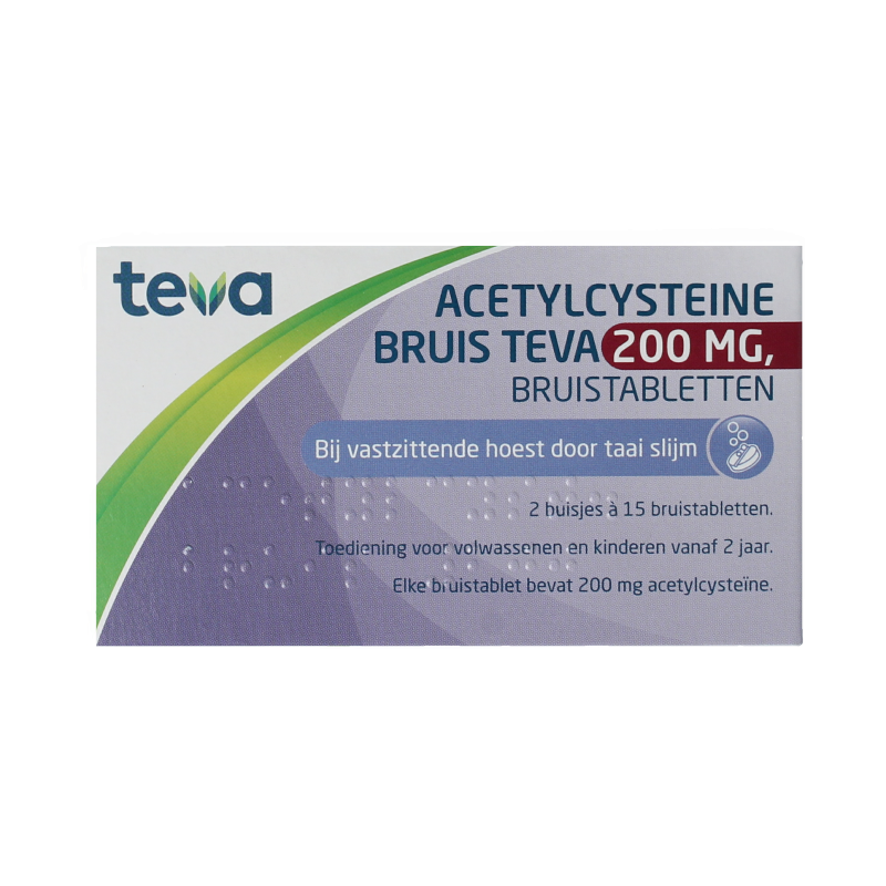 Teva Acetylcysteine 200mg 30 Comprimidos Efervescentes
