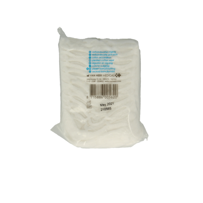 Verbandwatten zigzag 25 Gram