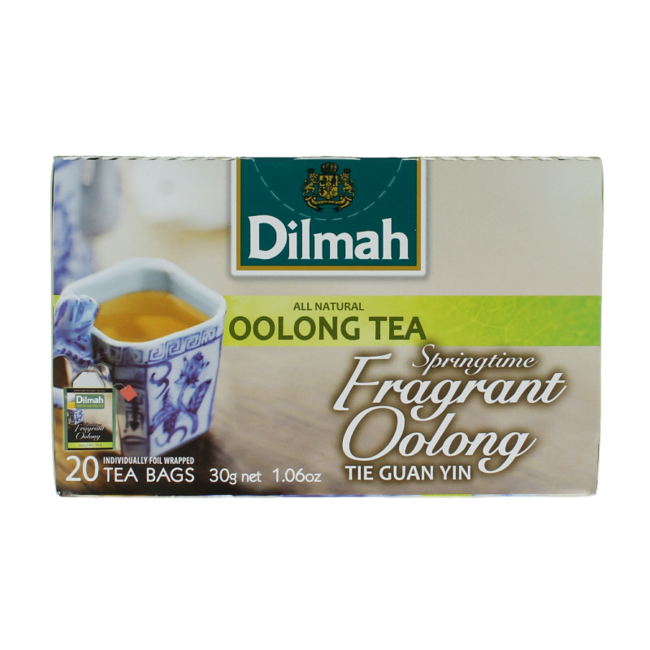 Dilmah Springtime fragrant oolong green tea 20 bolsitas
