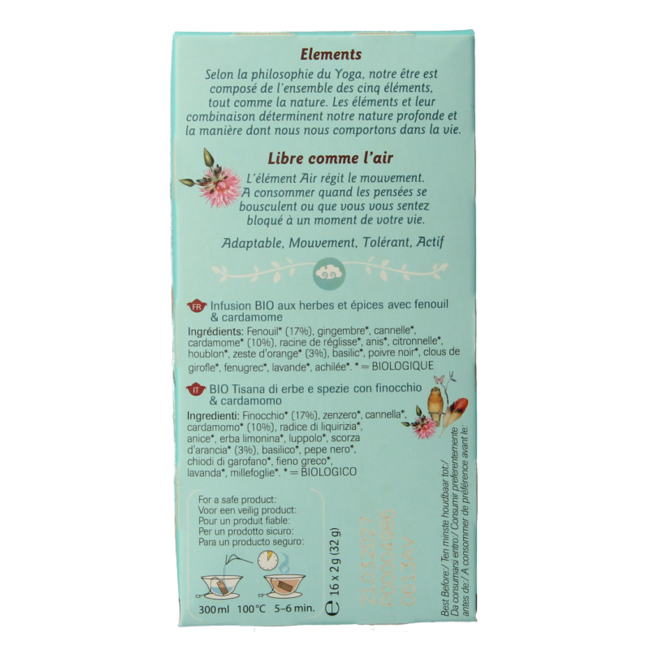 Air life on wings bio 16 sachets