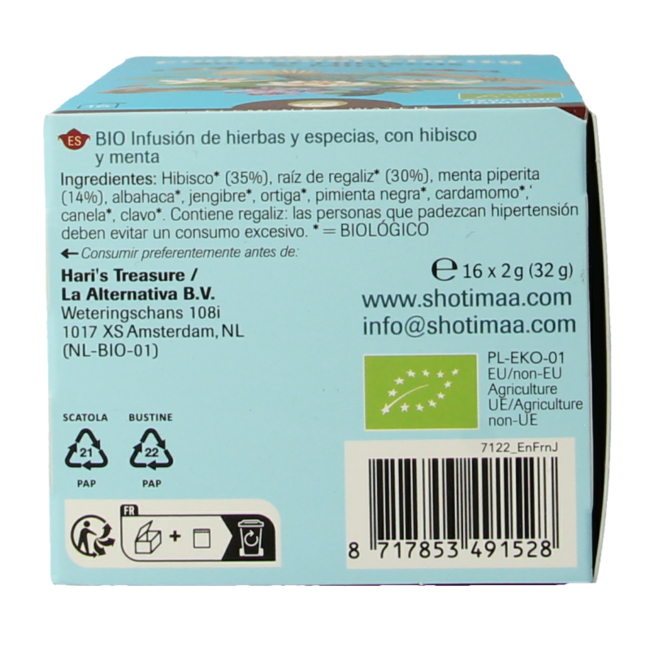 Shoti Maa Water emotional clarity bio 16 torebek