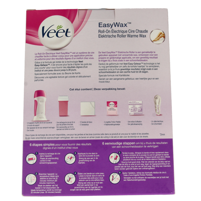 Veet EasyWax Kit de démarrage 1 pièce