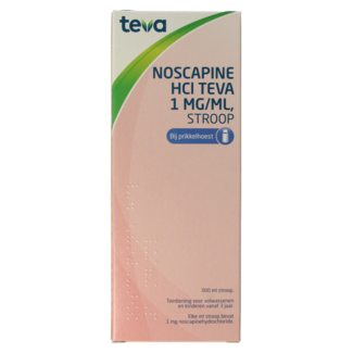 Teva Noscapine syrup HCL 300 Millilitres
