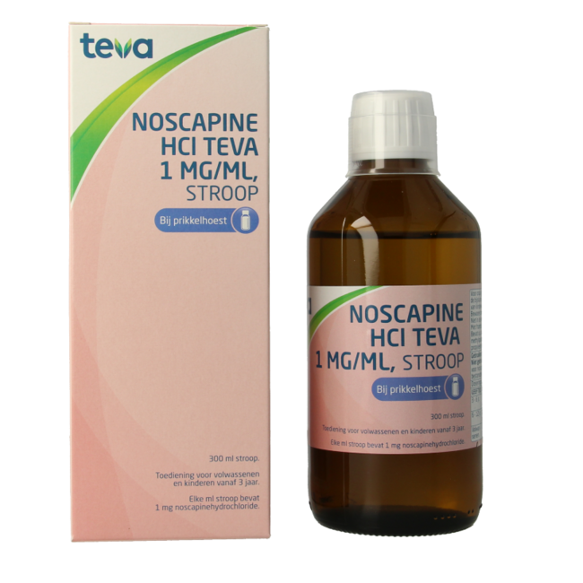 Jarabe de noscapina HCL 300 mililitros