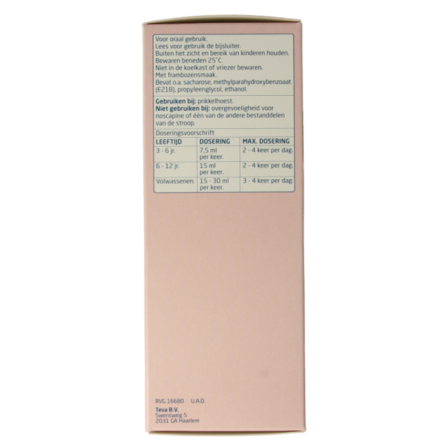 Noscapine HCL sirop 300 ml