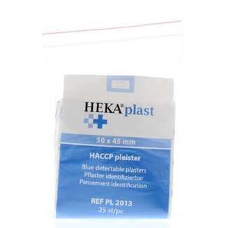 Heka Heka HACCP pleisters blauw 50 x 45mm 25 Stuks