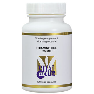 Vital Cell Life Tiamina HCL 25 mg 100 Capsule Vegetariane