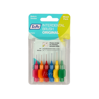 TePe TePe Interdental brush mixed pack 6 pieces