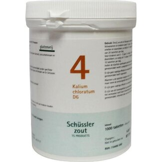 Pflüger Kalium chloratum 4 D6 Schussler 1000 Compresse