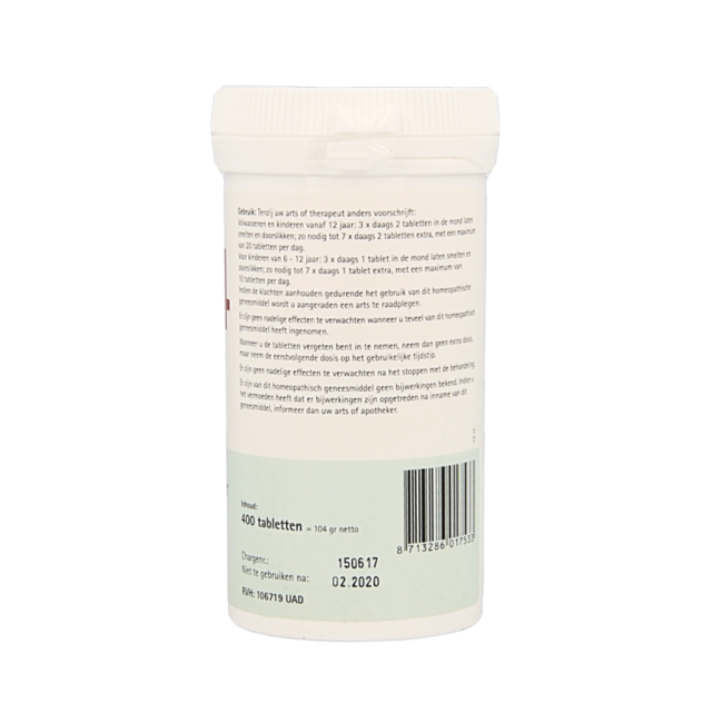 Pflüger Arsenum jodatum 24 D6 Schüssler 400 Tablets