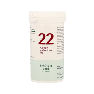 Pfluger Calcium carbonicum 22 D6 Schussler 400 Tablets