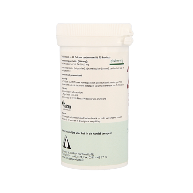 Calcium carbonicum 22 D6 Schussler 400 comprimidos