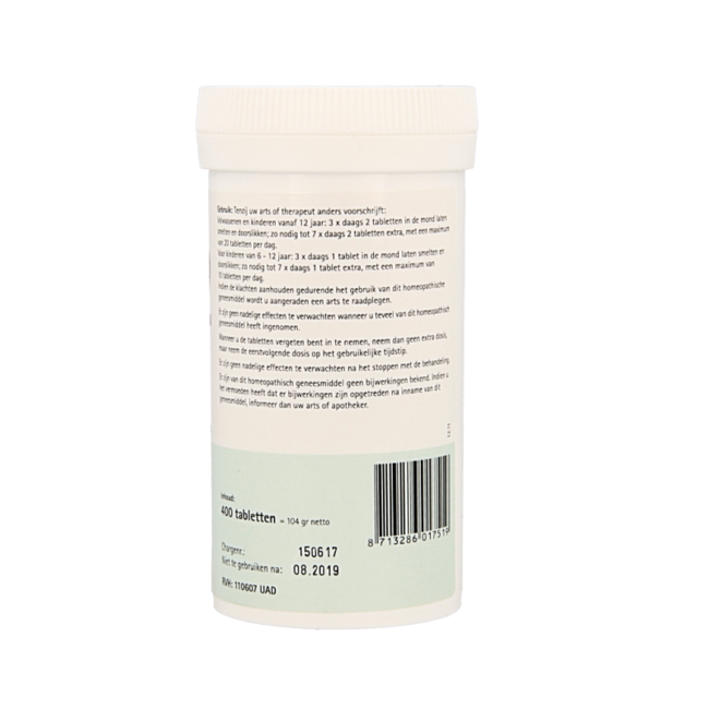 Calcium carbonicum 22 D6 Schussler 400 comprimidos
