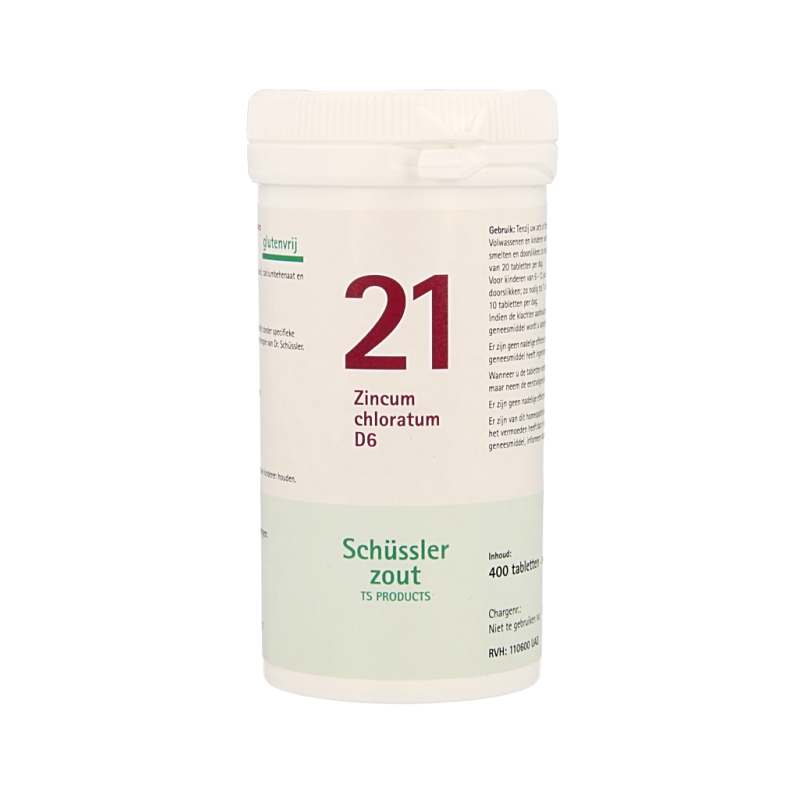 Pfluger Zincum chloratum 21 D6 Schussler 400 Tabletten