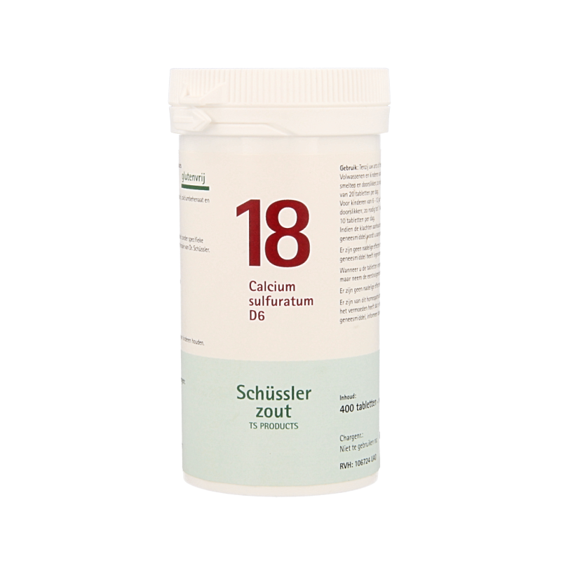 Pfluger Calcium sulfuratum 18 D6 Schussler 400 Tabletten