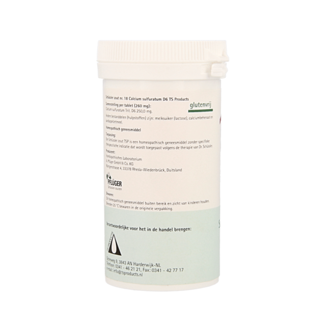 Calcium sulfuratum 18 D6 Schussler 400 Compresse