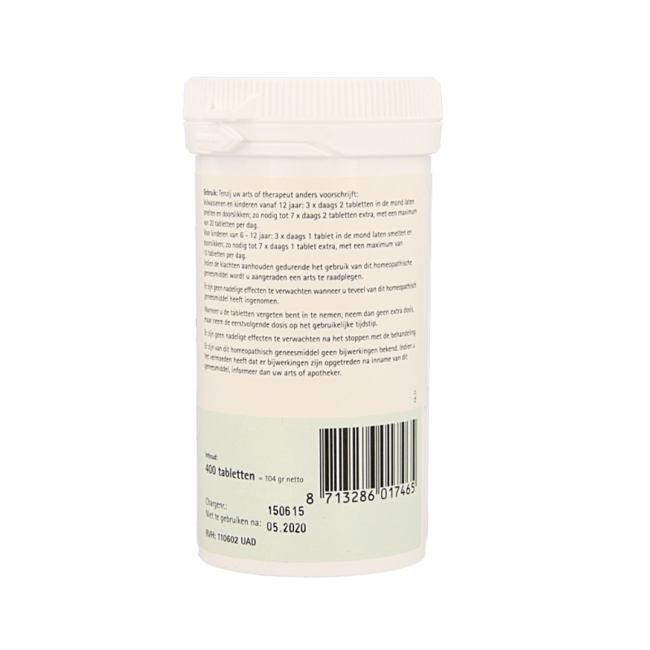 Manganum sulfuricum 17 D6 Schussler 400 comprimidos
