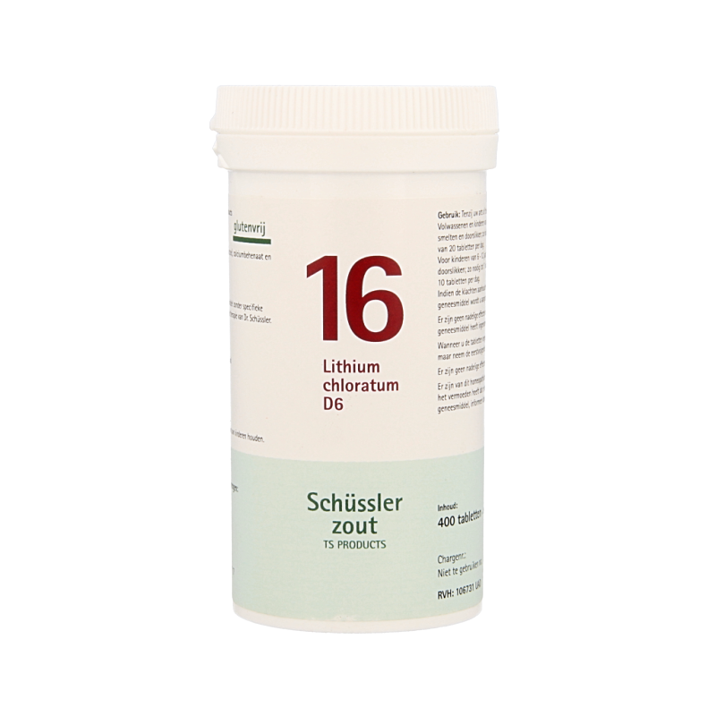 Pfluger Lithium chloratum 16 D6 Schussler 400 Tabletten