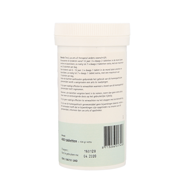 Lithium chloratum 16 D6 Schussler 400 comprimidos