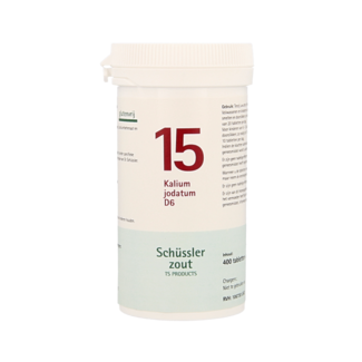 Pflüger Kalium jodatum 15 D6 Schussler 400 comprimidos