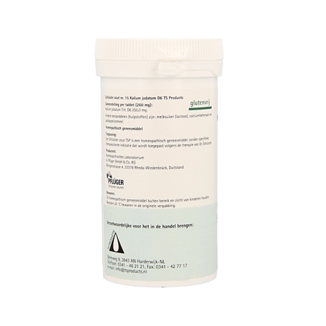 Kalium jodatum 15 D6 Schussler 400 Tablets