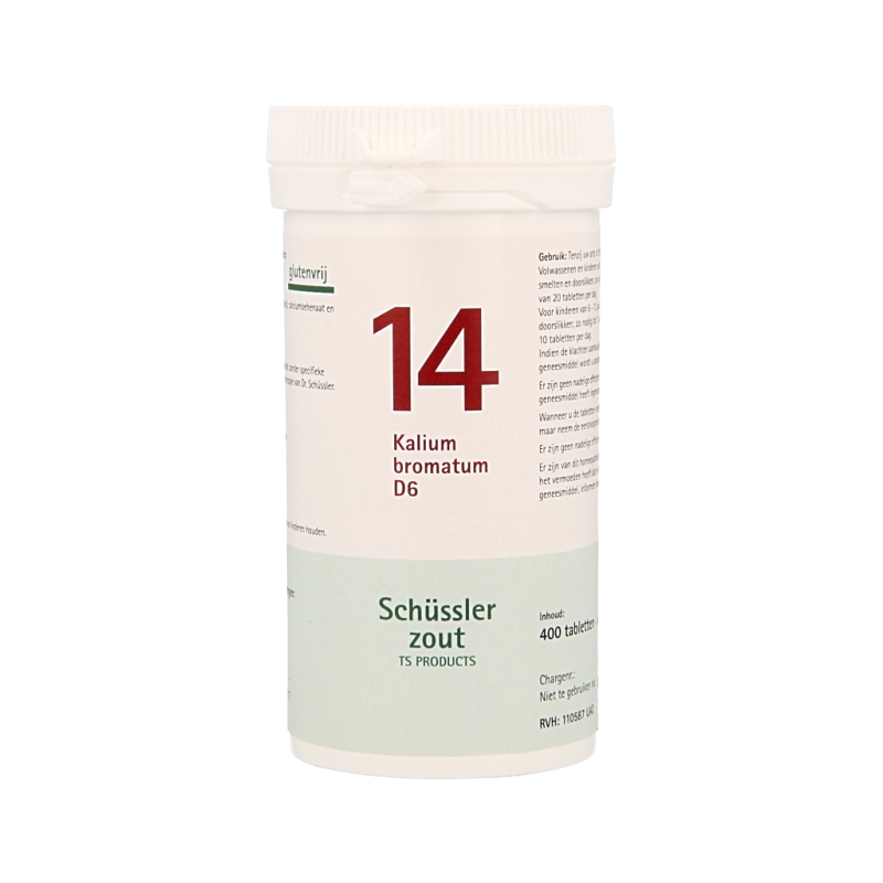 Pfluger Pflüger Kalium bromatum 14 D6 Schussler 400 Tabletten