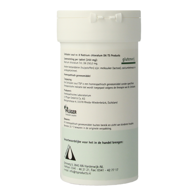 Pflüger Natrium chloratum 8 D6 Schüßler 400 Tabletten