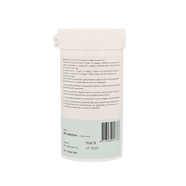 Magnesium phosphoricum 7 D6 Schussler 400 Tabletek