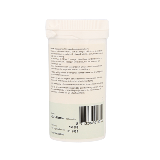 Sal de Schüssler Kalium sulfuricum 6 D6 400 comprimidos