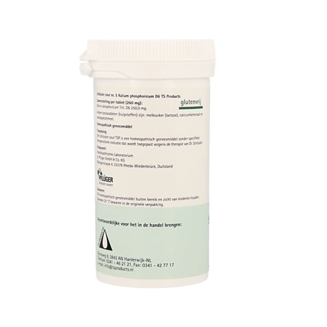 Kalium phosphoricum 5 D6 Schussler 400 comprimidos