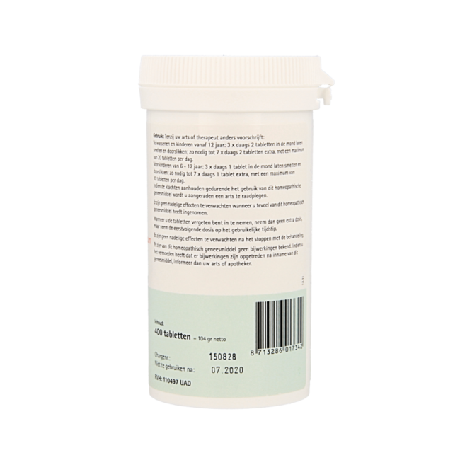 Kalium phosphoricum 5 D6 Schussler 400 Tablets