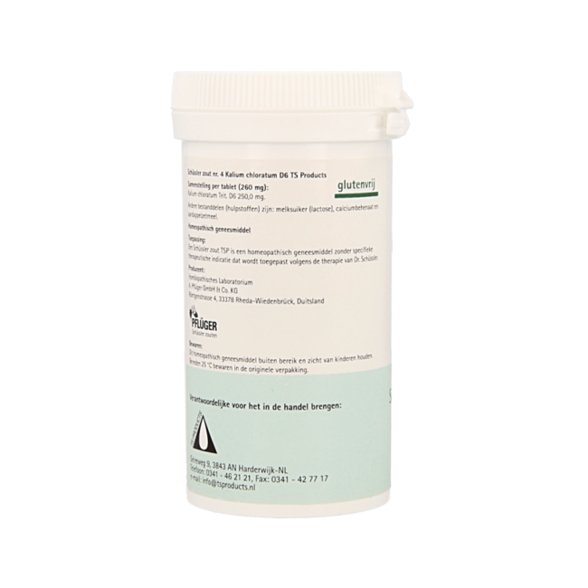 Kalium chloratum 4 D6 Schussler 400 Compresse