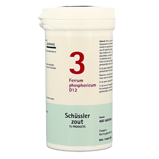 Pflüger Ferrum phosphoricum 3 D12 Schussler 400 Tabletten