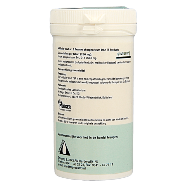 Pflüger Ferrum phosphoricum 3 D12 Schüßler 400 Tabletten