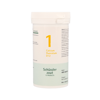 Pfluger Calcium fluoratum 1 D12 Schussler 400 Tablets