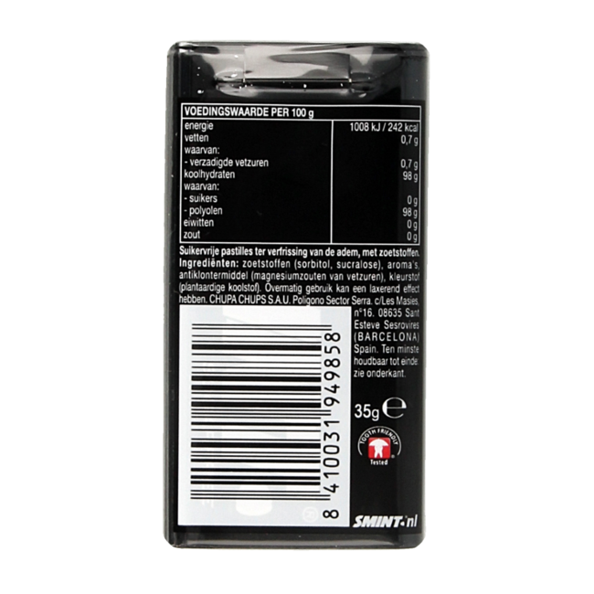 Smint XL Black Mint Einzelpackung 50 Stück