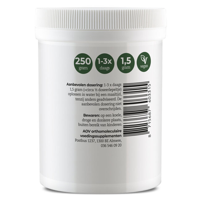 331 Vitamina C ascorbato de calcio 250 gramos