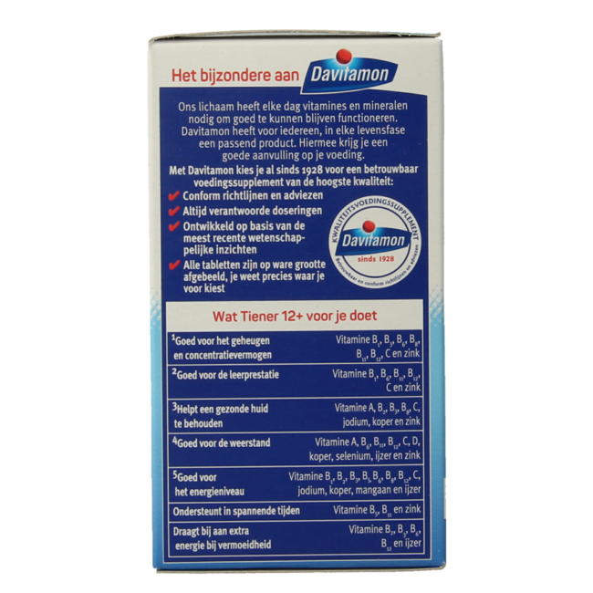 Tiener boost 12+ fresa 60 comprimidos
