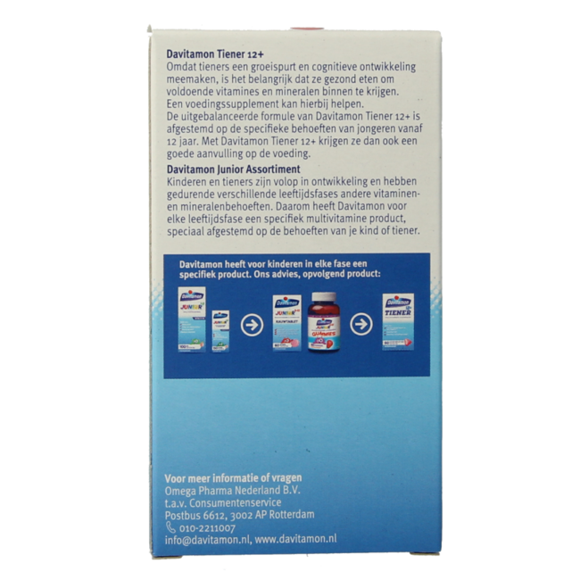 Tiener boost 12+ fragola 60 Tabletten