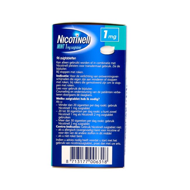 Mint 1mg 96 Zuigtabletten